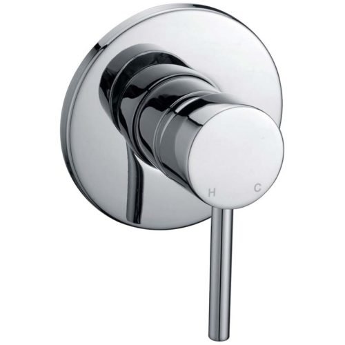 Buy ACL PC3001SB OTUS PIN HANDLE ROUND BATH/SHOWER WALL MIXER CHROME ...