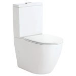 FIENZA K002-2 KOKO BACK TO WALL TOILET SUITE WITH SLIM SEAT WHITE