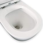 FIENZA K002-2 KOKO BACK TO WALL TOILET SUITE WITH SLIM SEAT WHITE