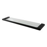 NORICO AR814 PERSANO TOWEL SHELF 550MM CHROME AND MATTE BLACK