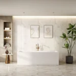 UNICASA ORTA FREESTANDING MULTI FIT BATH GLOSS WHITE