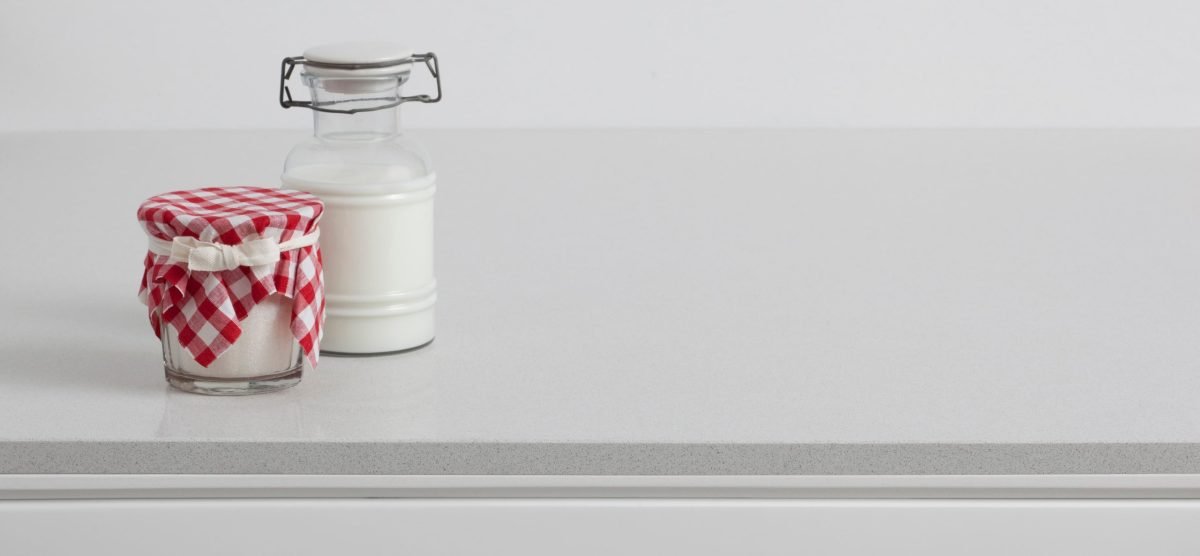 Caesarstone White Shimmer™ 3142 Vanity Stone Top 600mm - 1200mm