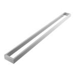 AQUAPERLA 6401.8.TR IVANO SINGLE TOWEL RAIL 800MM CHROME AND BLACK