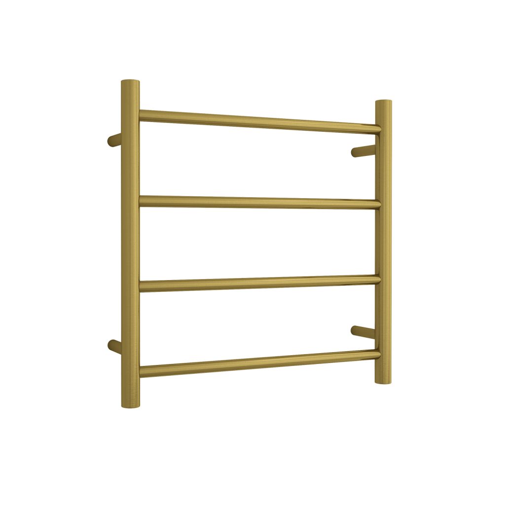 THERMOGROUP SR25MBG ROUND LADDER HEATED TOWEL RAIL BRUSHED GOLD