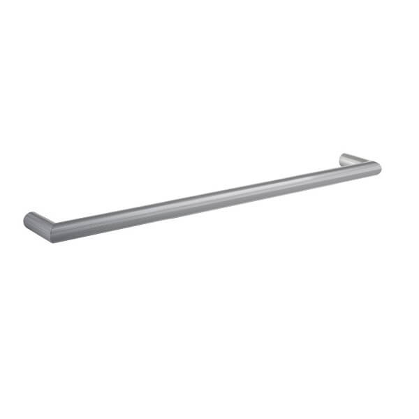 THERMOGROUP USR6BR ROUND SINGLE BAR NON-HEATED TOWEL RAIL BRUSHED STAINLESS STEEL
