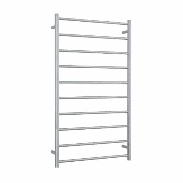 THERMOGROUP SR69M STRAIGHT ROUND LADDER HEATED TOWEL RAIL POLISHED STAINLESS STEEL