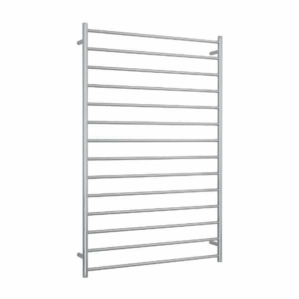 THERMOGROUP SR99M STRAIGHT ROUND LADDER HEATED TOWEL RAIL POLISHED STAINLESS STEEL