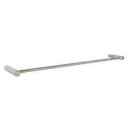 LAWSON SERIES SINGLE TOWEL BAR - ROUND MOUNTING POLISHED STAINLESS STEEL METLAM ML6008PSS