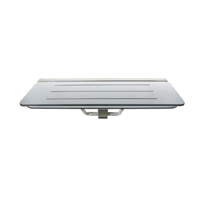 ACCESSIBLE FOLDING SHOWER SEAT - 960MML * 400MMW - COMPACT LAMINATE SATIN STAINLESS STEEL METLAM ML994_CL