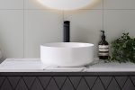 ROUND ABOVE COUNTER BASIN MARGOT GLOSS/MATTE WHITE TOPCMAR360 ADP