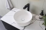 ROUND ABOVE COUNTER BASIN MARGOT GLOSS/MATTE WHITE TOPCMAR360 ADP