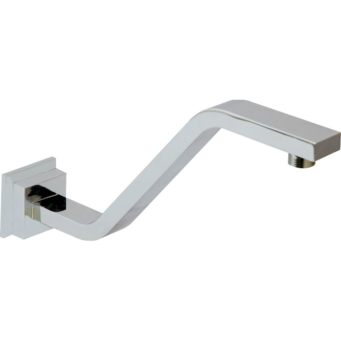FIENZA 422108 SQUARE FIXED UPSWEPT SHOWER ARM CHROME