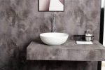 UDBK OR-435W-TMW ORBIT ROUND TEXTURED ABOVE COUNTER BASIN MATTE WHITE