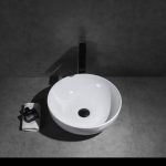 UDBK LR-435 LUNAR ABOVE COUNTER BASIN GLOSS WHITE