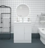 UNICASA BIP-75L-GW BIANCA FREESTANDING PVC VANITY 750MM GLOSS WHITE