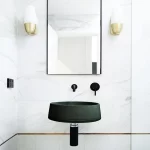 NOOD CO FL1-2 FUNL WALL HUNG ROUND BASIN COLOURED