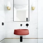 NOOD CO FL1-2 FUNL WALL HUNG ROUND BASIN COLOURED