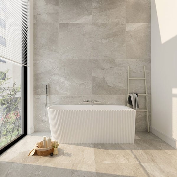 UNICASA ROC-L-MW ROSE V-GROOVE RIGHT/LEFT CORNER BATH MATTE WHITE
