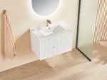 POSEIDON CB74LW BRINDABELLA WALL HUNG VANITY 750MM LEFT HAND DRAWERS CABINET ONLY