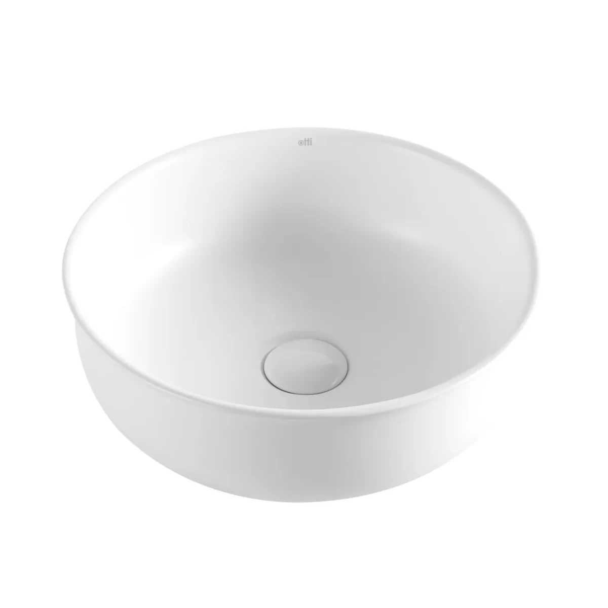 OTTI OT3636MW BRONTE ROUND ABOVE COUNTER BASIN MATTE WHITE