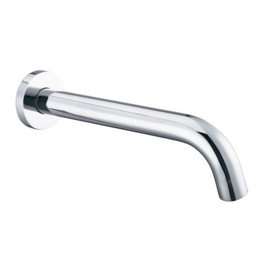 AQUAPERLA 0013.BS LUCID PIN LEVER ROUND BATHTUB/BASIN WALL SPOUT 160MM CHROME AND COLOURED