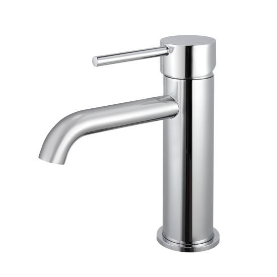 AQUAPERLA 0150.BM LUCID PIN LEVER ROUND BASIN MIXER CHROME AND COLOURED