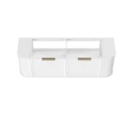 OTTI BOH1500W HAMPSHIRE CURVE WALL HUNG VANITY 1500 CABINET ONLY SATIN WHITE