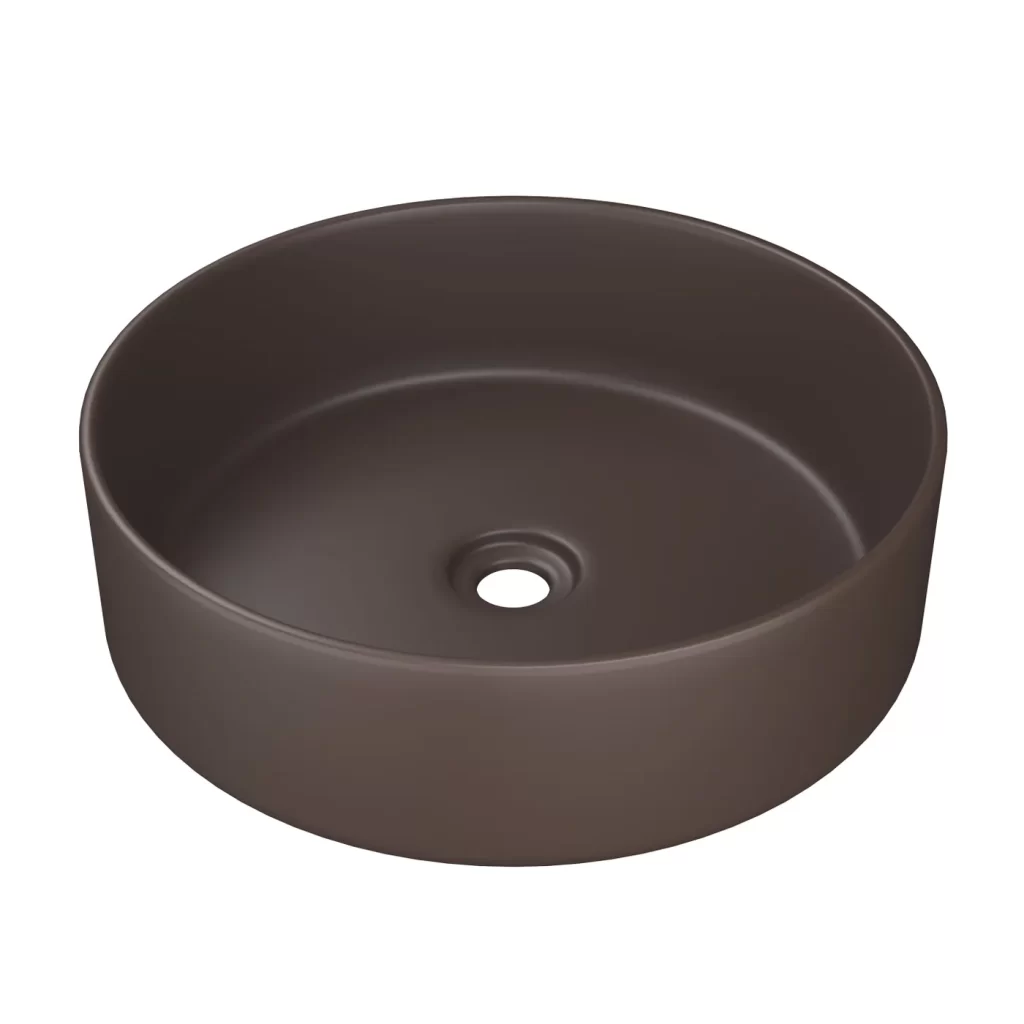 OTTI OT3600BRN RADIUS ROUND ABOVE COUNTER BASIN BROWN