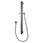 AQUAPERLA 2149.SH.N SQUARE SLIDING SHOWER RAIL WITHOUT HANDHELD SHOWER CHROME AND COLOURED