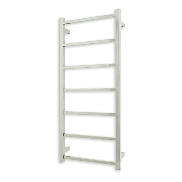 RADIANT SLTR02-500 SQUARE NON-HEATED LADDER TOWEL RAIL 500X1130MM MIRROR POLISHED