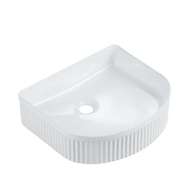 UNICASA CO-40 CORA ARCH ABOVE COUNTER FLUTED BASIN